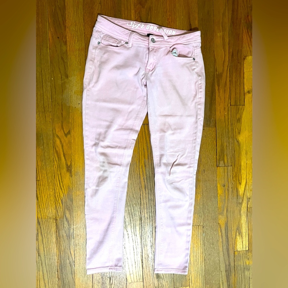 Light pink soft jeans